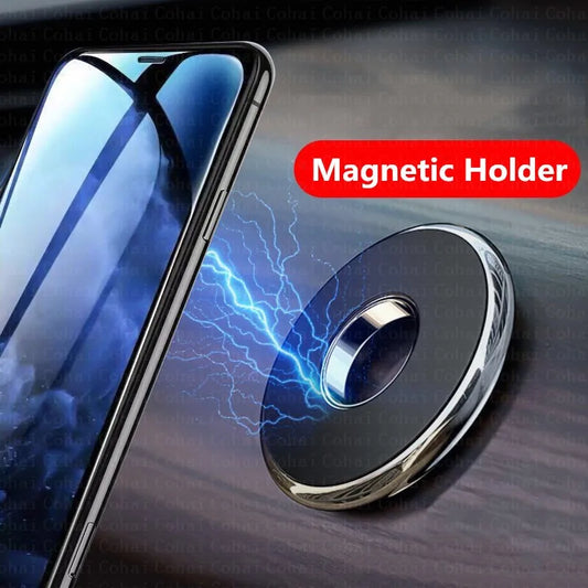 Universal Magnetic Car Phone Holder – Dashboard & Wall Mount Stand for iPhone, GPS, MagSafe Compatible