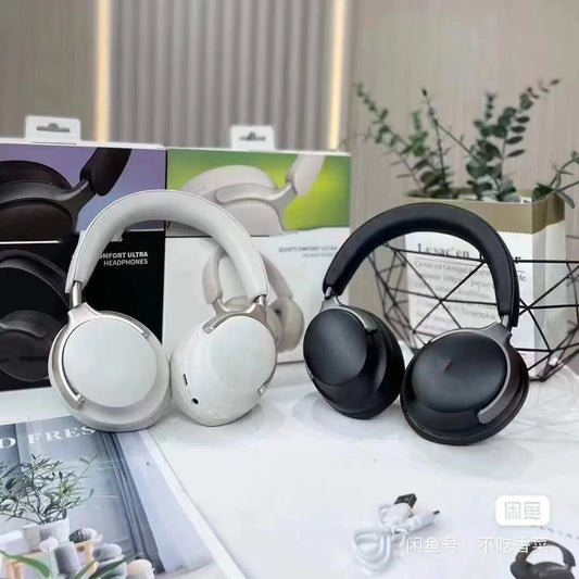 QC65 Ultra Wireless Bluetooth Headset – ANC Noise Cancelling Over-Ear Headphones with Mic, HiFi Sound, Long Battery Life (2025 Model)