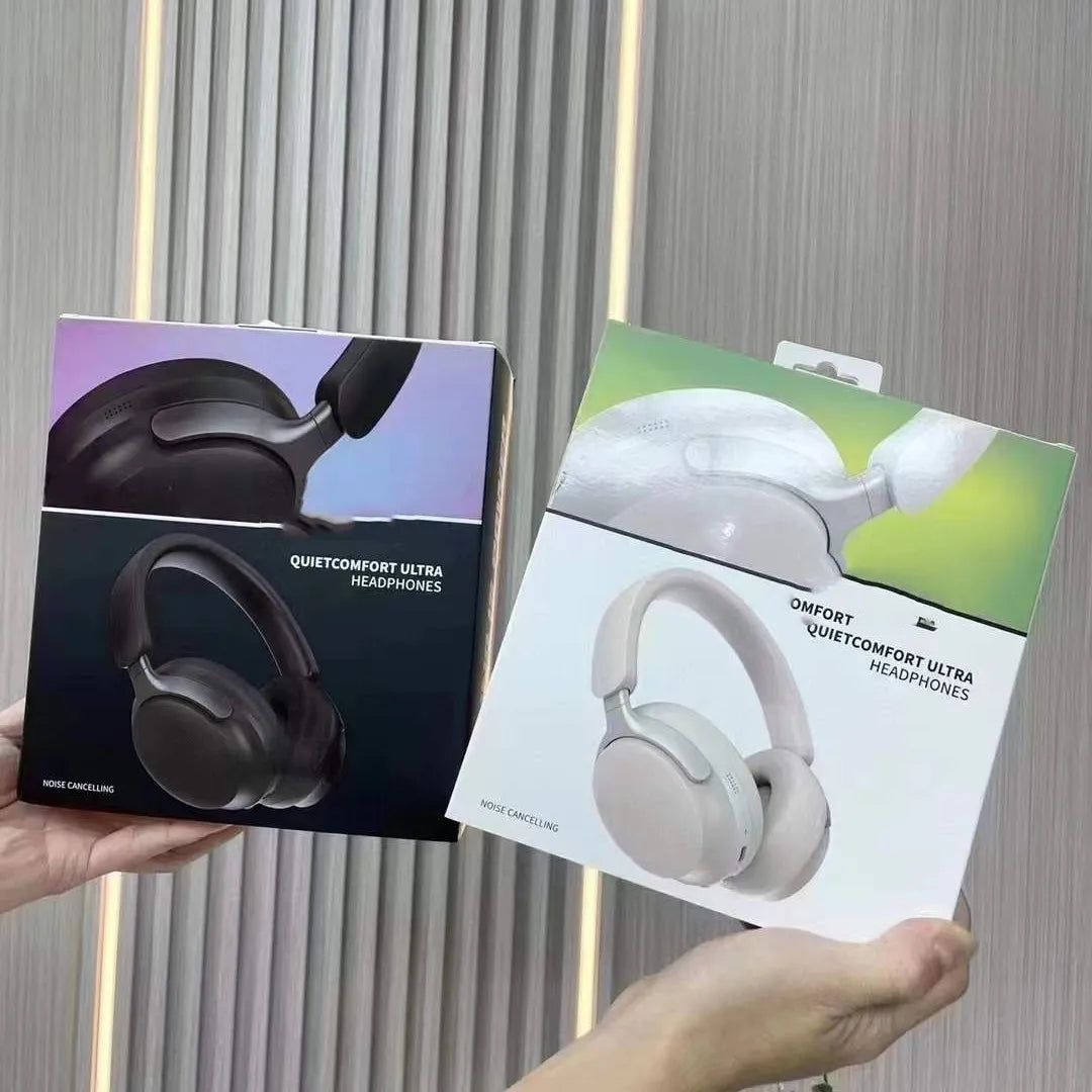 QC65 Ultra Wireless Bluetooth Headset – ANC Noise Cancelling Over-Ear Headphones with Mic, HiFi Sound, Long Battery Life (2025 Model)