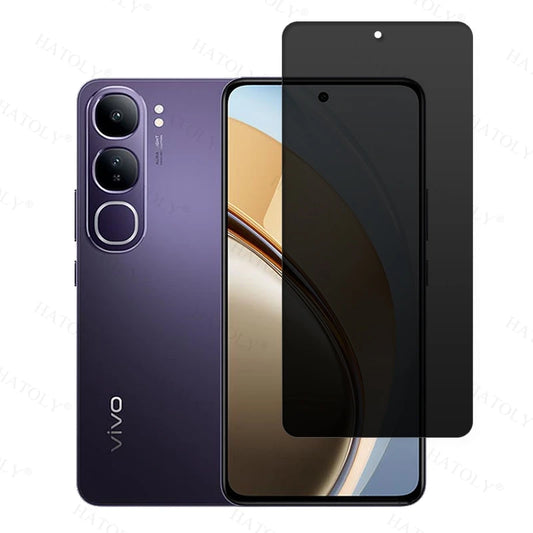 Vivo V40 SE 80W Privacy Tempered Glass – 6.67" 3D Anti-Spy Screen Protector, 9H Full Coverage, Ultra Thin