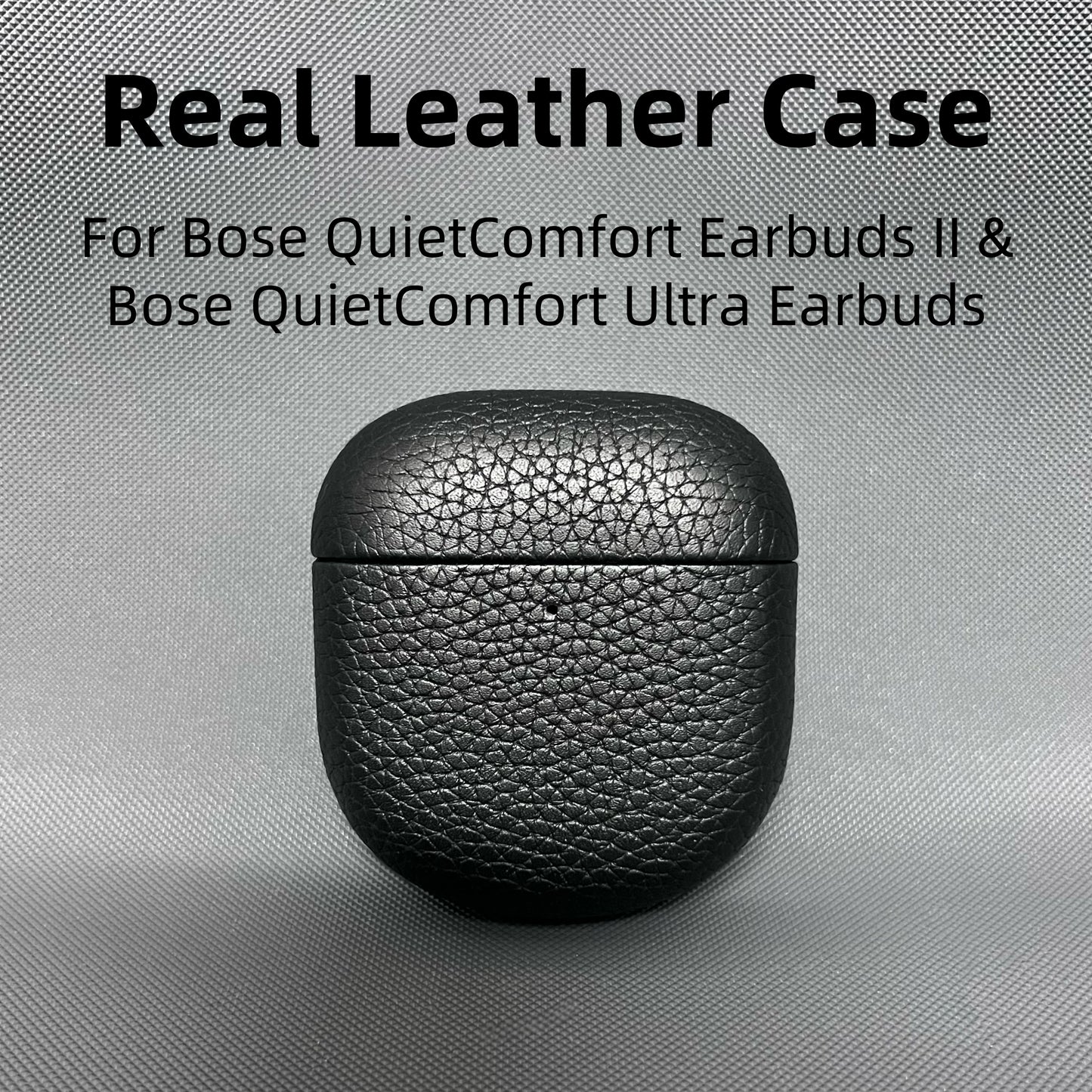 Real Leather Case for Bose QuietComfort Ultra & Earbuds II – GUJIU Protective Cover with Premium Fit and Durable Design