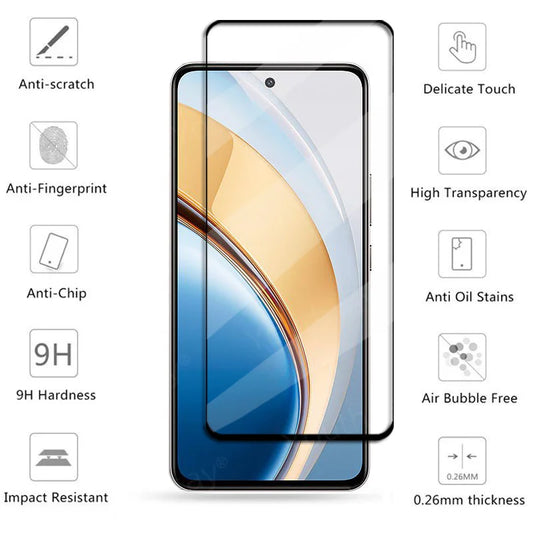 Vivo V40 Lite Screen Protector + Camera Lens Film – 1/2/3 Pack 9H Tempered Glass, Full Coverage, Bubble-Free