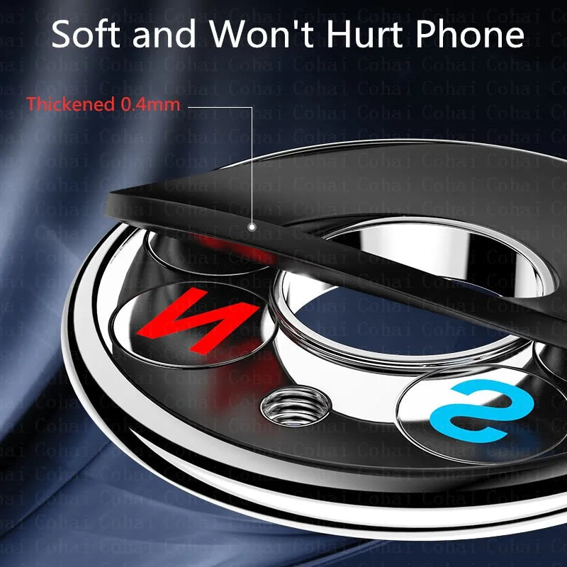 Universal Magnetic Car Phone Holder – Dashboard & Wall Mount Stand for iPhone, GPS, MagSafe Compatible