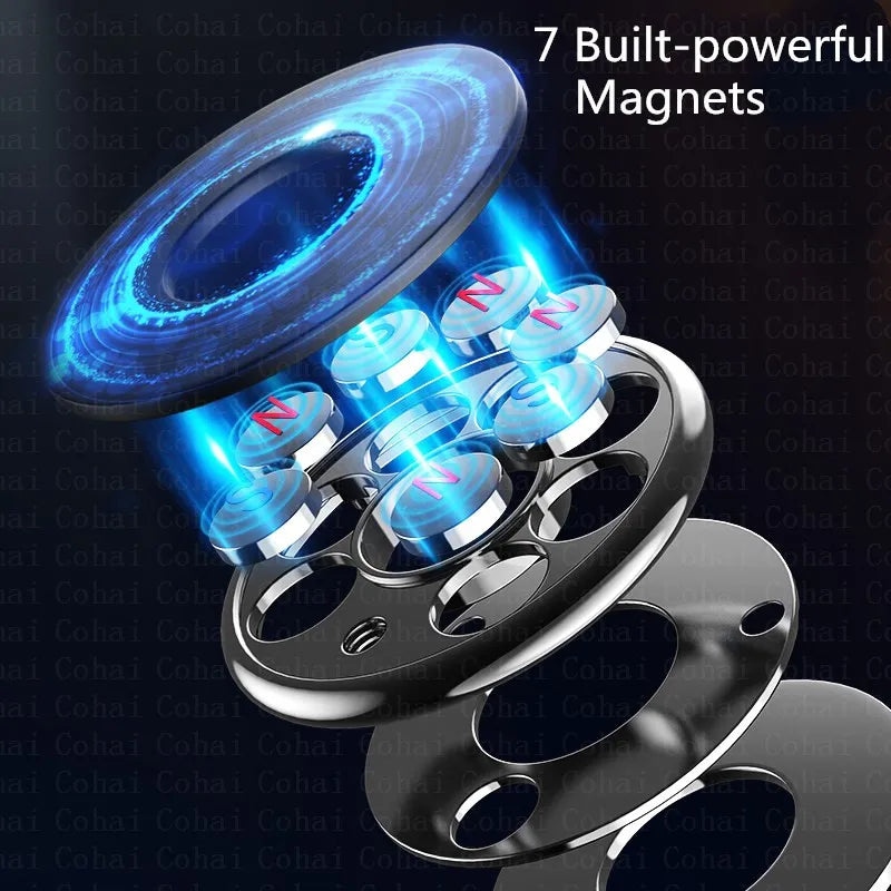 Universal Magnetic Car Phone Holder – Dashboard & Wall Mount Stand for iPhone, GPS, MagSafe Compatible