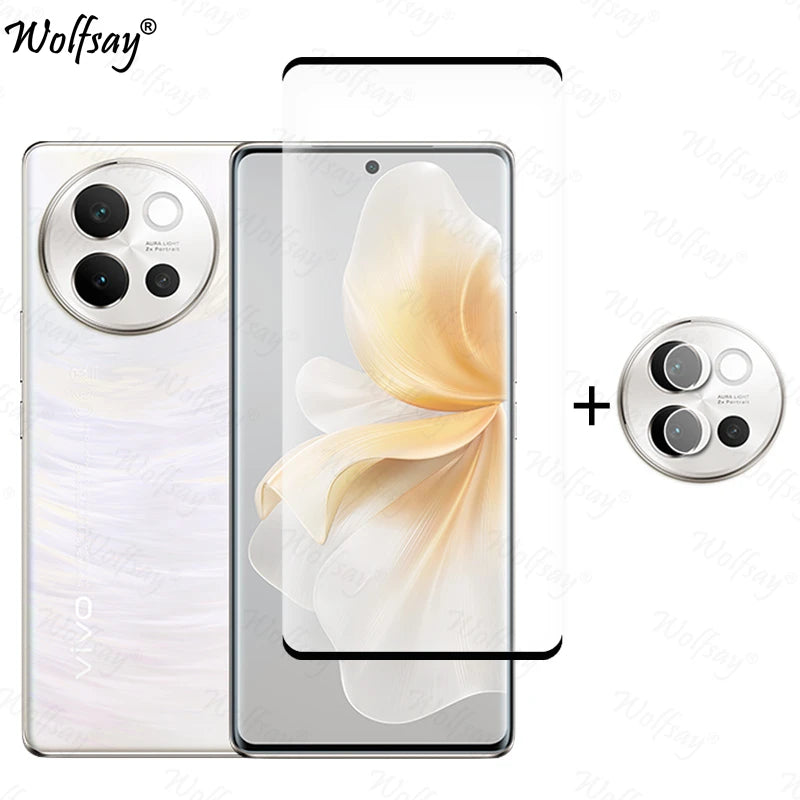 Vivo V40 Lite 5G Screen Protector – 6.78" Full Cover 9H Tempered Glass with Camera Lens Film