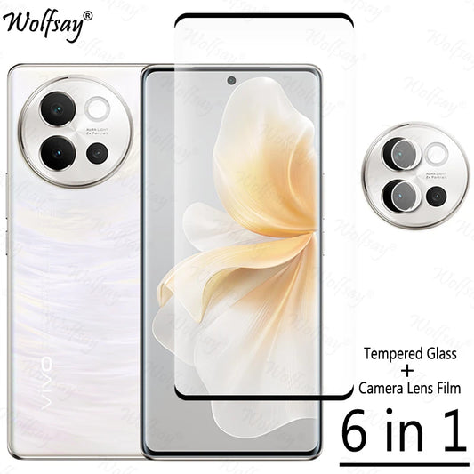 Vivo V40 Lite 5G Screen Protector – 6.78" Full Cover 9H Tempered Glass with Camera Lens Film