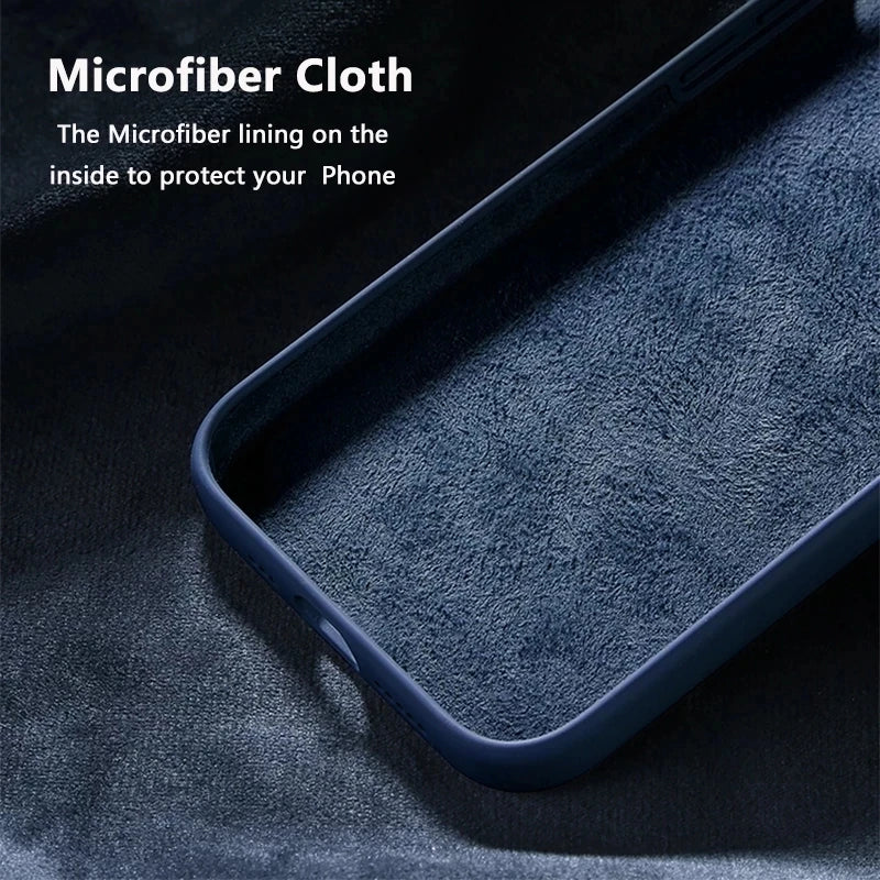 Shockproof Liquid Silicone Case for Vivo V40 5G – Soft Rubber TPU Bumper Cover for Men & Women by Youthsay