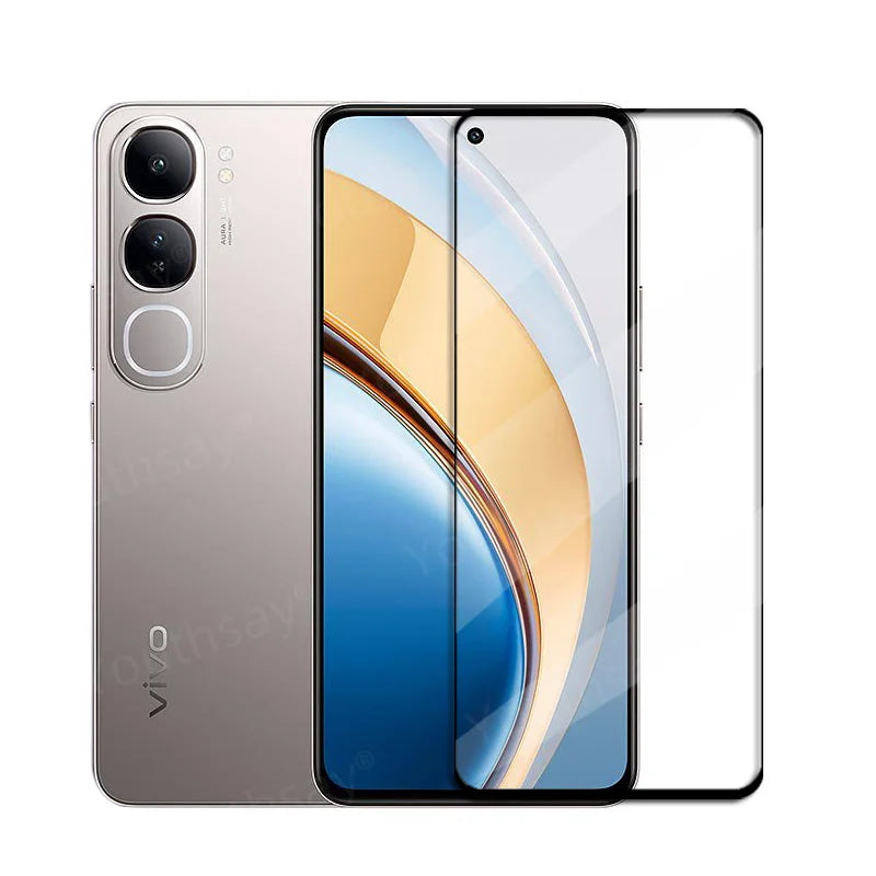 Vivo V40 Lite Screen Protector + Camera Lens Film – 1/2/3 Pack 9H Tempered Glass, Full Coverage, Bubble-Free