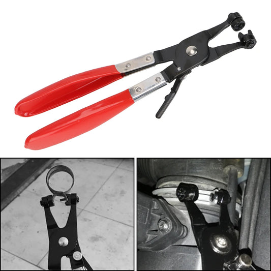 Flat Band Car Hose Clamp Pliers – Locking Removal Tool for Auto Water Pipe & Garden Hose Repairs
