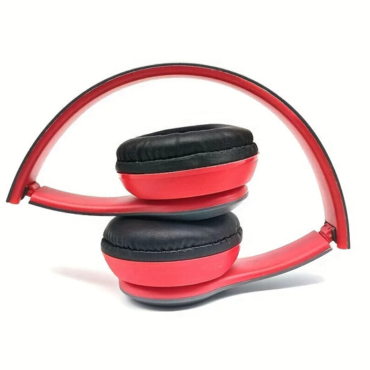 P47 Wireless Bluetooth 5.0 Headphones – Foldable Over-Ear Headset with Mic for iPhone & Android