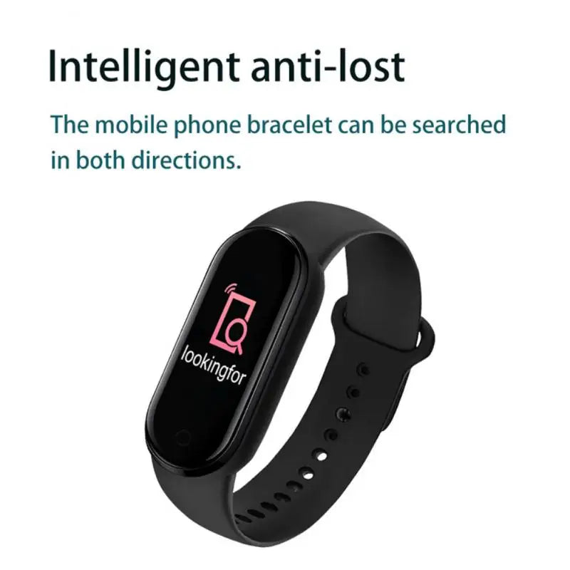 M6 Smart Watch Fitness Tracker – Heart Rate & Blood Pressure Monitor, Waterproof Sports Band for Android & iOS with Sleep & Step Tracking