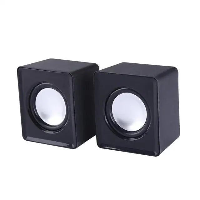 AyeBeau Mini USB PC Speaker for Laptop & Desktop – 2.0 Stereo Sound Box, Compact Portable Audio System for Music & Movies