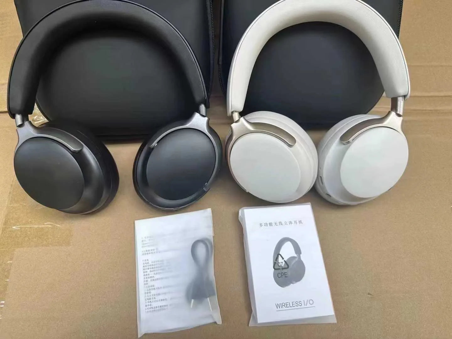 QC65 Ultra Wireless Bluetooth Headset – ANC Noise Cancelling Over-Ear Headphones with Mic, HiFi Sound, Long Battery Life (2025 Model)