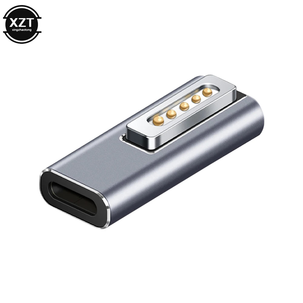 Magnetic USB-C to MagSafe Adapter – PD Fast Charging Type-C to MagSafe1/MagSafe2 DC5521 Converter for MacBook Pro/Air