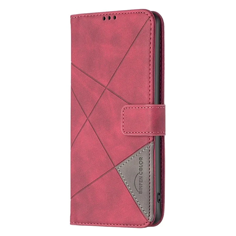 Infinix Smart 9 Wallet Case – Magnetic PU Leather Flip Cover with Card Holder & Shock Protection