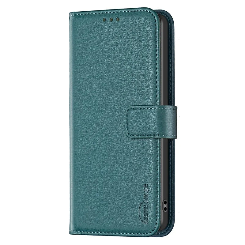 Infinix Smart 9 Wallet Case – Magnetic PU Leather Flip Cover with Card Holder & Shock Protection