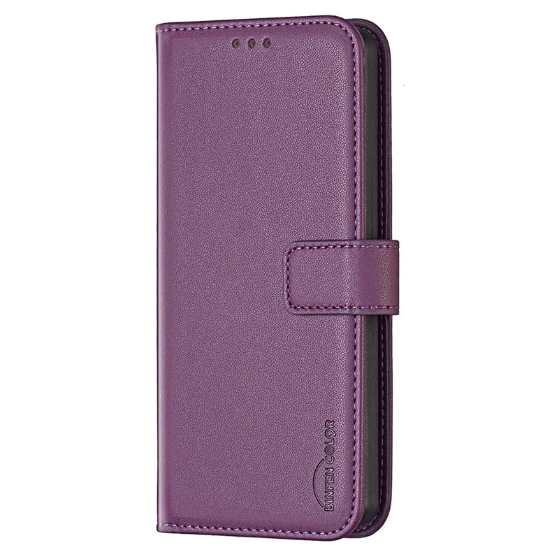 Infinix Smart 9 Wallet Case – Magnetic PU Leather Flip Cover with Card Holder & Shock Protection