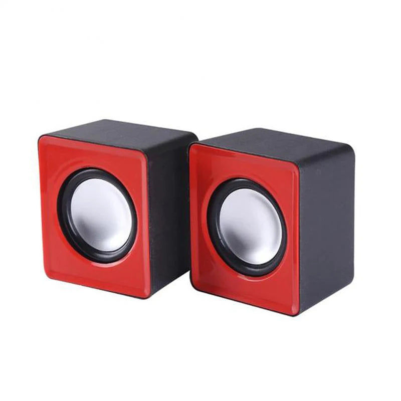 AyeBeau Mini USB PC Speaker for Laptop & Desktop – 2.0 Stereo Sound Box, Compact Portable Audio System for Music & Movies