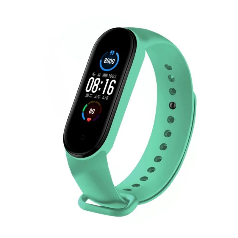 M6 Smart Watch Fitness Tracker – Heart Rate & Blood Pressure Monitor, Waterproof Sports Band for Android & iOS with Sleep & Step Tracking