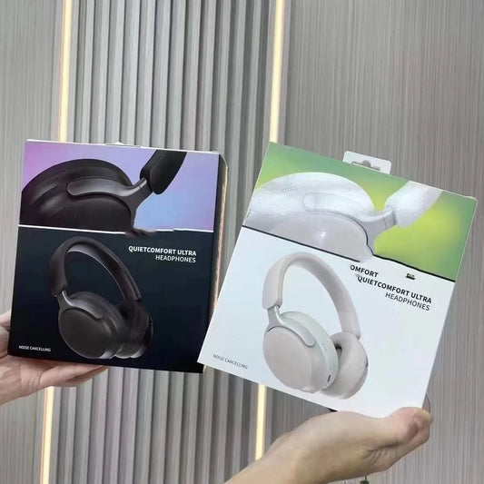 QC65 Ultra Wireless Bluetooth Headset – ANC Noise Cancelling Over-Ear Headphones with Mic, HiFi Sound, Long Battery Life (2025 Model)