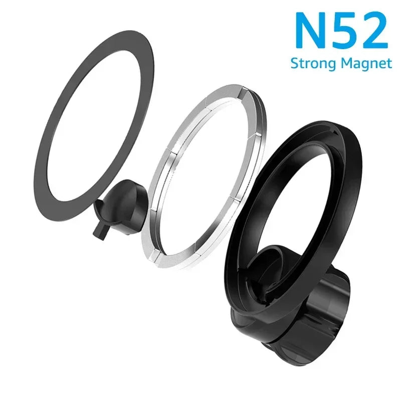Magnetic Car Phone Holder for Tesla Display – 360° Rotating Dashboard Mount for iPhone 15, MagSafe, Xiaomi & More