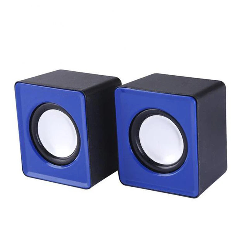 AyeBeau Mini USB PC Speaker for Laptop & Desktop – 2.0 Stereo Sound Box, Compact Portable Audio System for Music & Movies