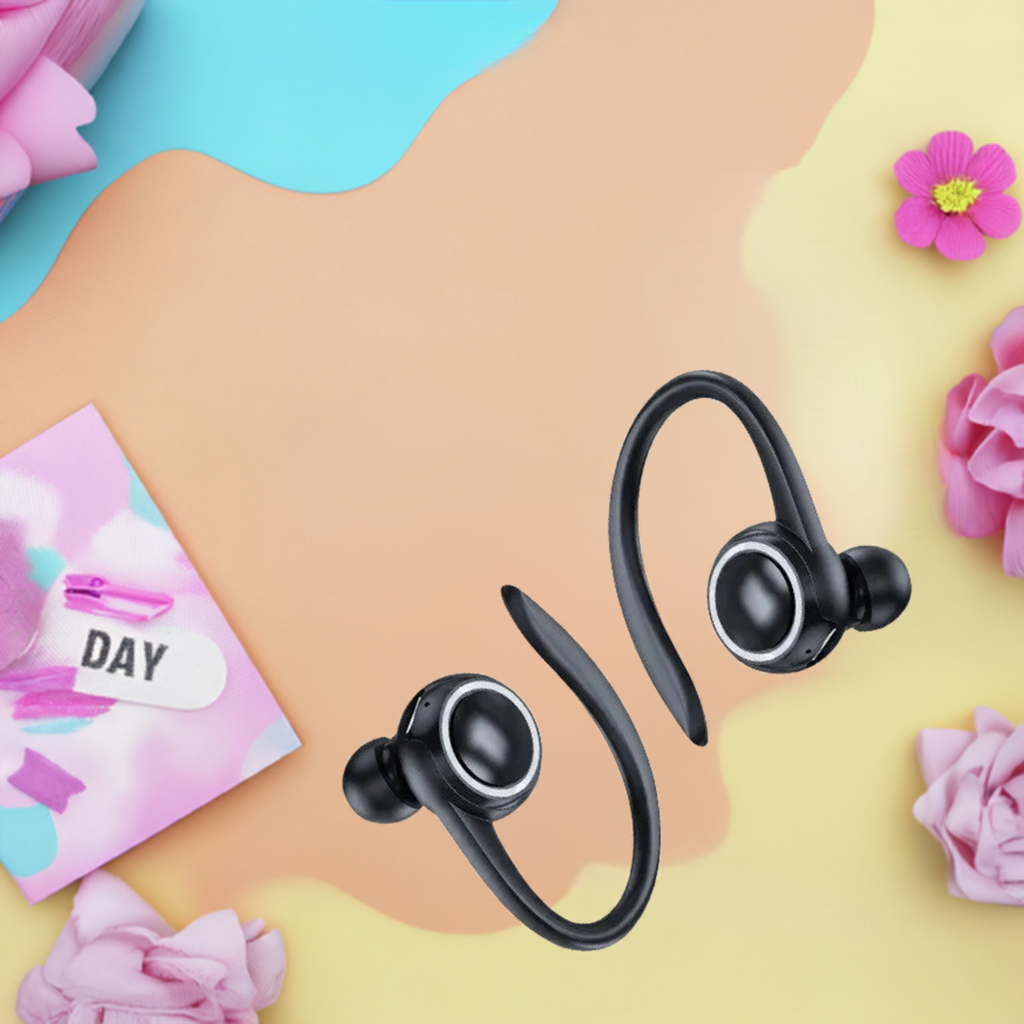 New Private Model Wireless Bluetooth Headset Ear Mounted Sports Business Painless Noise Reduction Stereo Headset