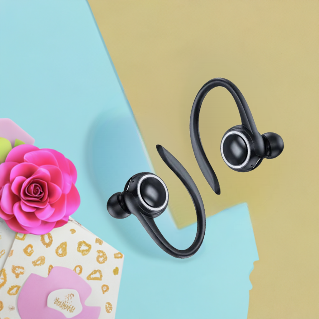 New Private Model Wireless Bluetooth Headset Ear Mounted Sports Business Painless Noise Reduction Stereo Headset